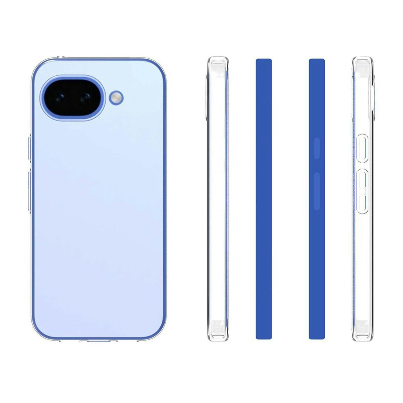 Mocaa Google Pixel 10a Hoesje en Screenprotector Transparant