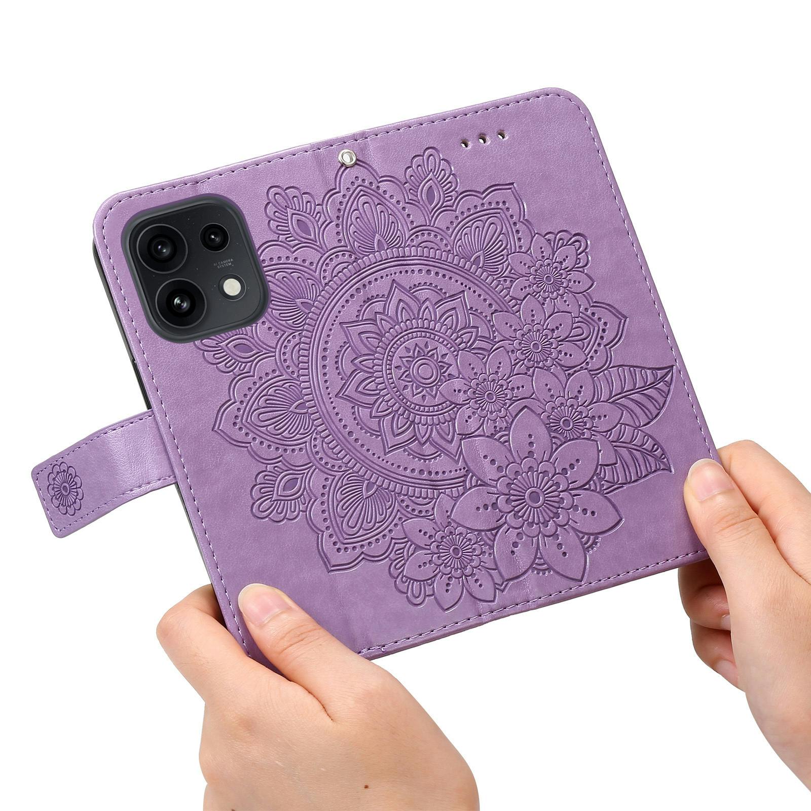 Comfycase OPPO Reno16 Pro 5G Mandala Wallet Paars