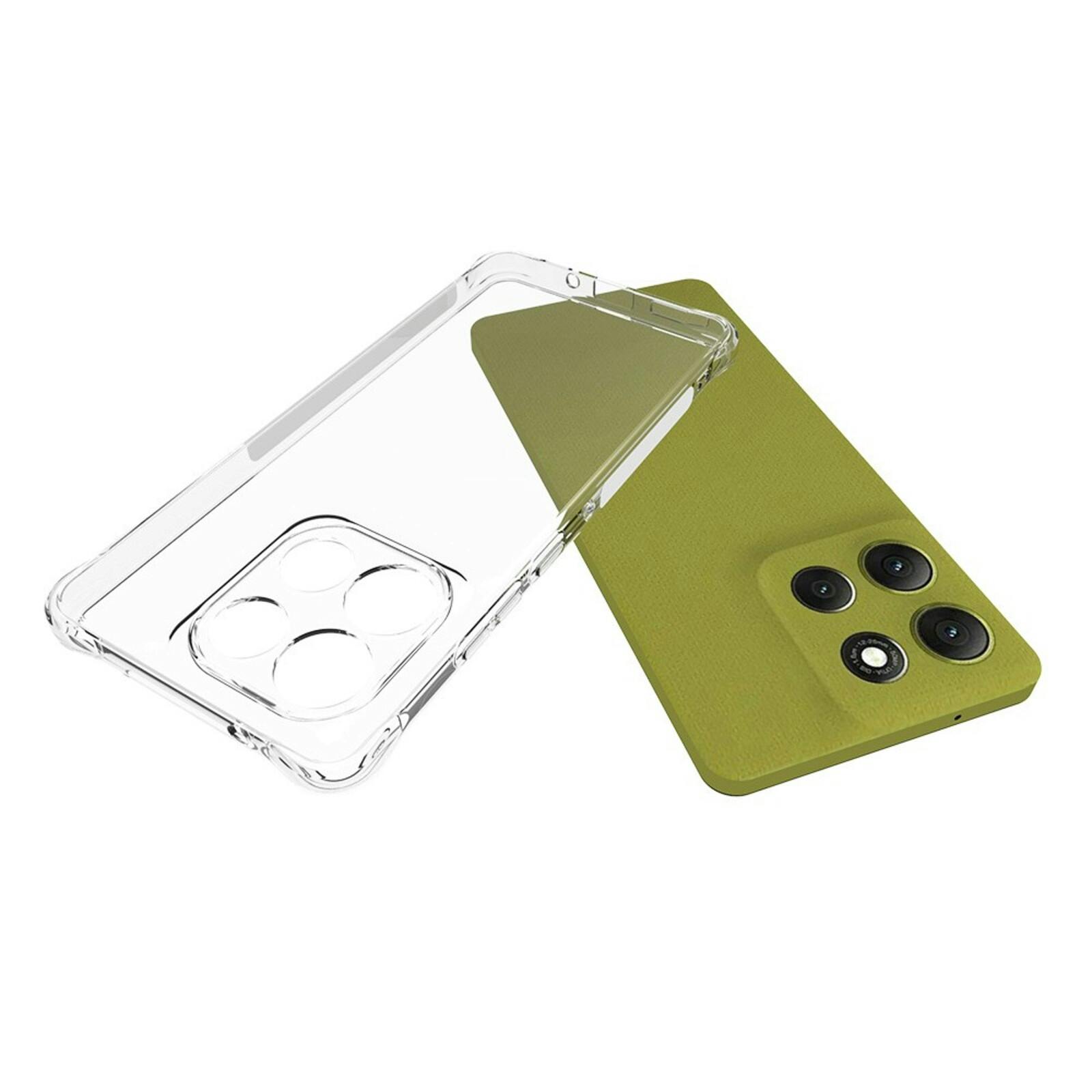 CaseBody Motorola Moto G86 Shockproof Hoesje Transparant