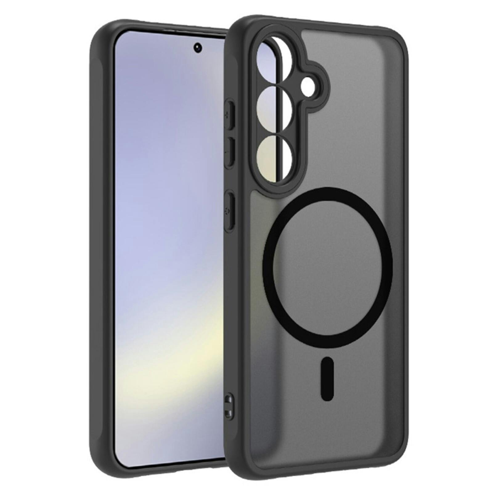 CaseBody Samsung Galaxy A56 Magnet Hoesje Zwart