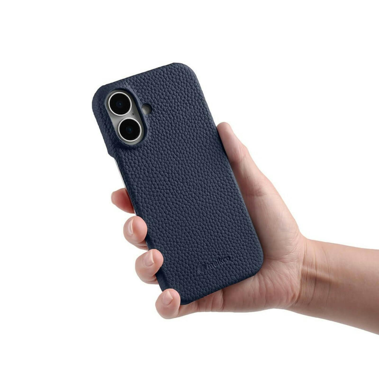 Melkco Apple iPhone 16 Plus Leather MagSafe Cover Navy