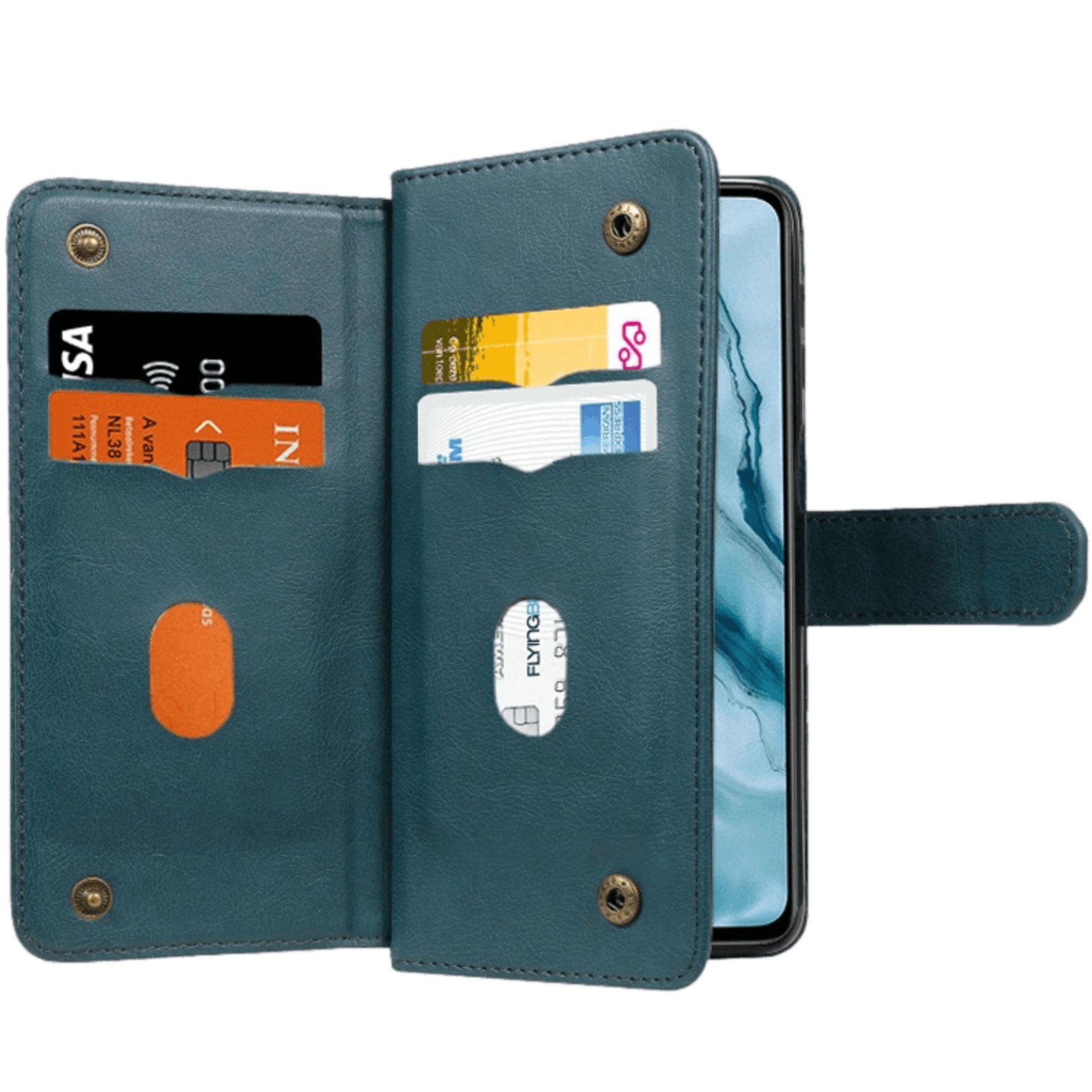 TwoTone OnePlus Nord Luxury Wallet Groen