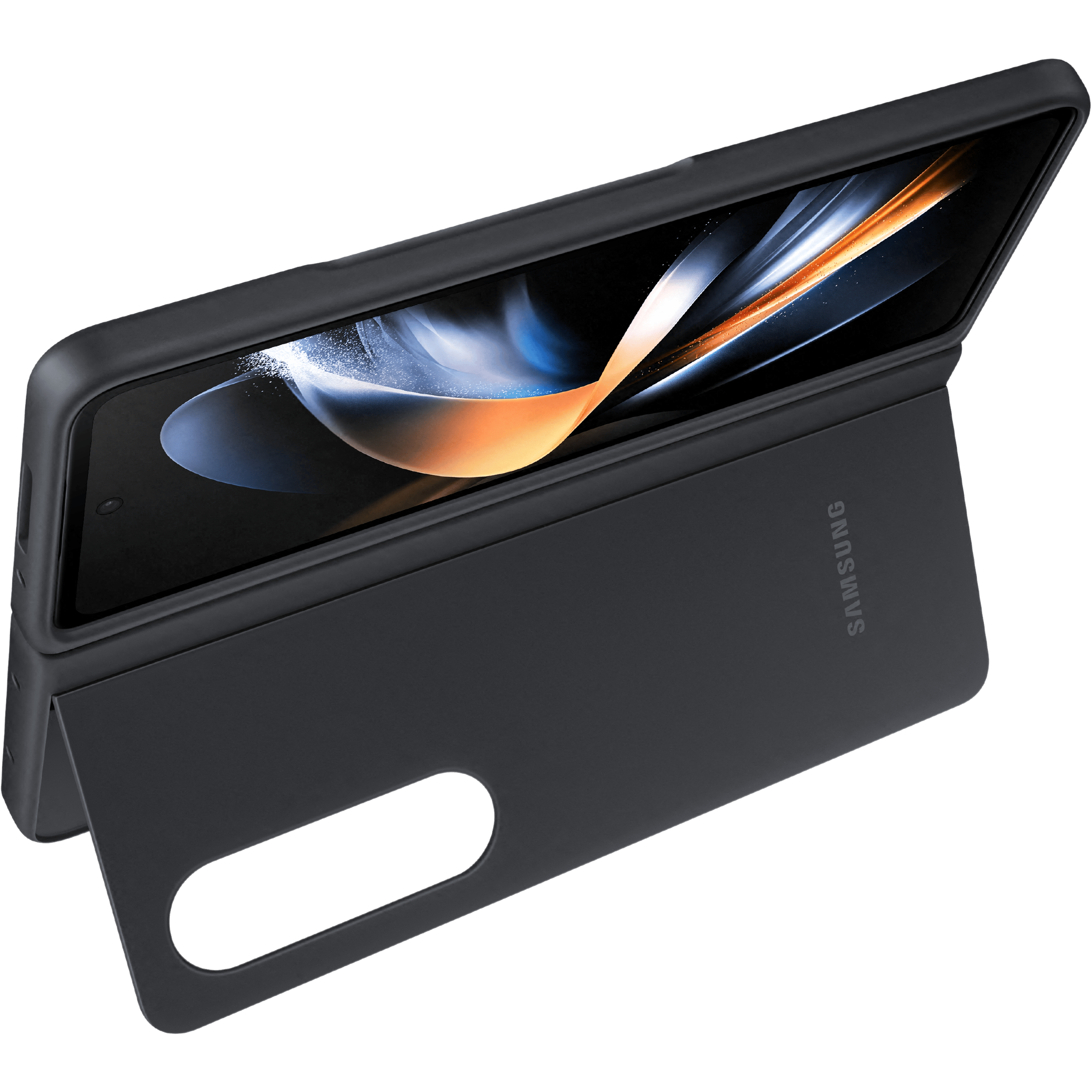 Samsung Galaxy Z Fold4 Protective Standing Hoesje Zwart