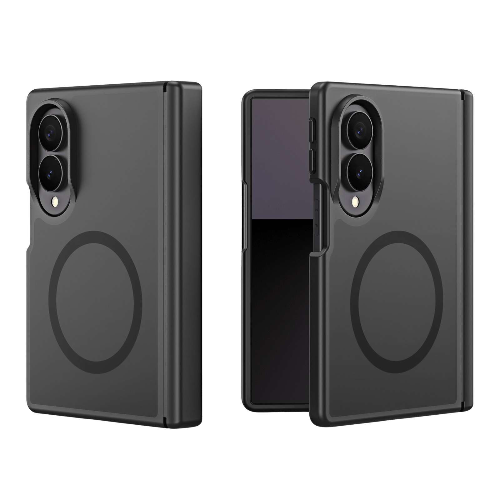 DUX DUCIS Samsung Galaxy Z Fold8 Wide Mat Qi2 Hoesje Zwart