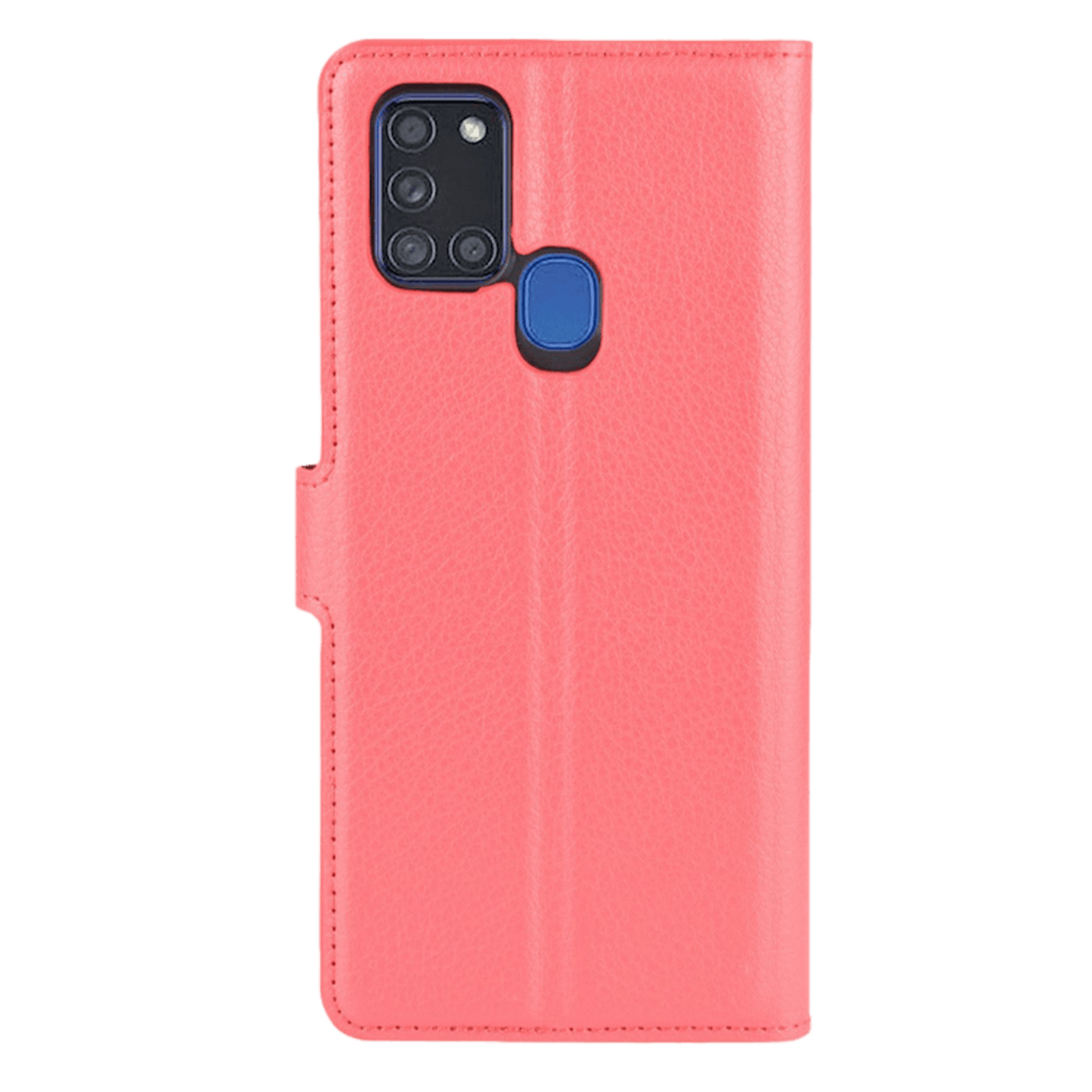 Mocaa Samsung Galaxy A21s Portemonnee Hoesje Pasjes Rood