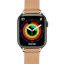 Swipez Apple Watch Milanees Roestvrij Stalen Bandje Roségoud - Voorkant