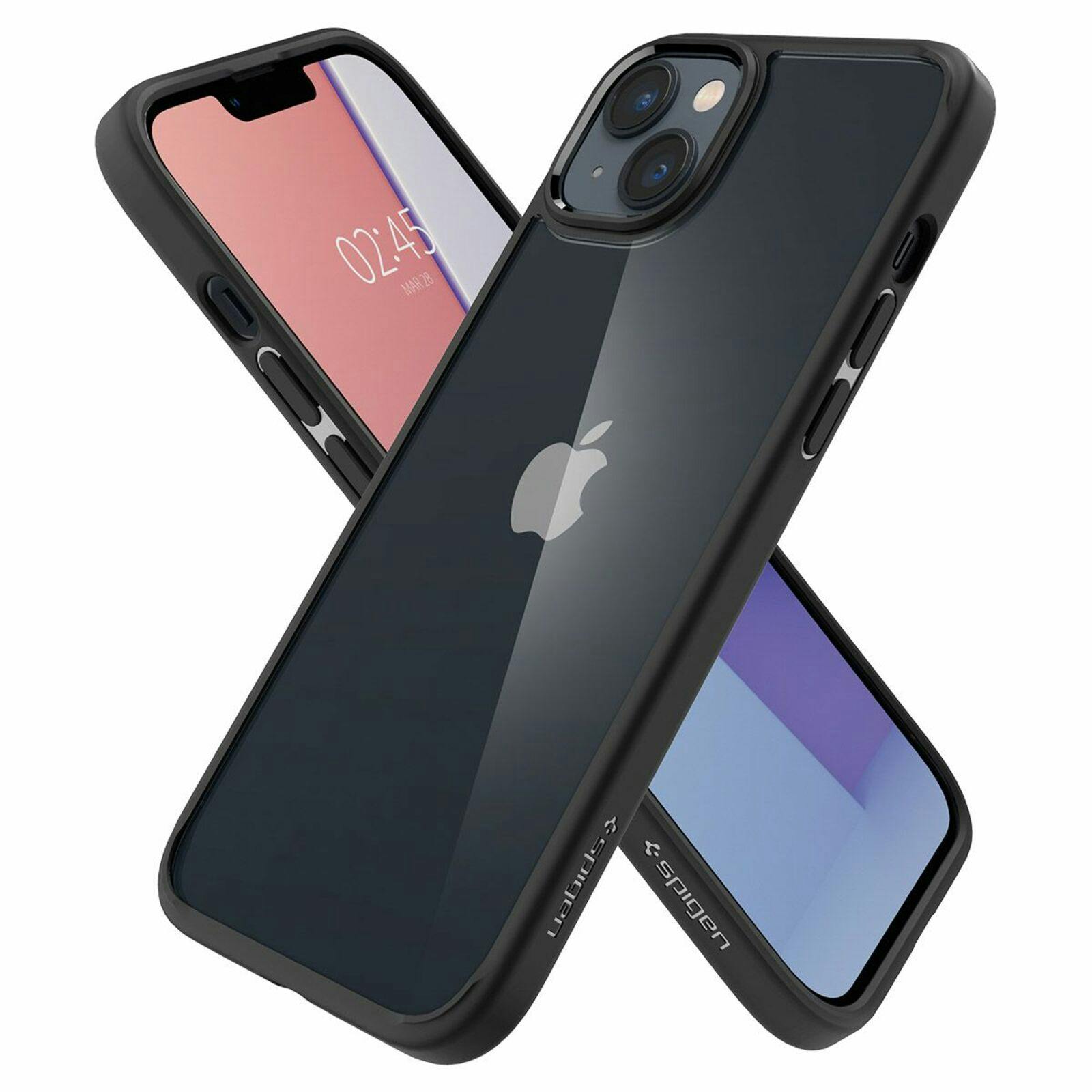 Spigen iPhone 14 Plus Doorzichtig Hard Hoesje Zwart