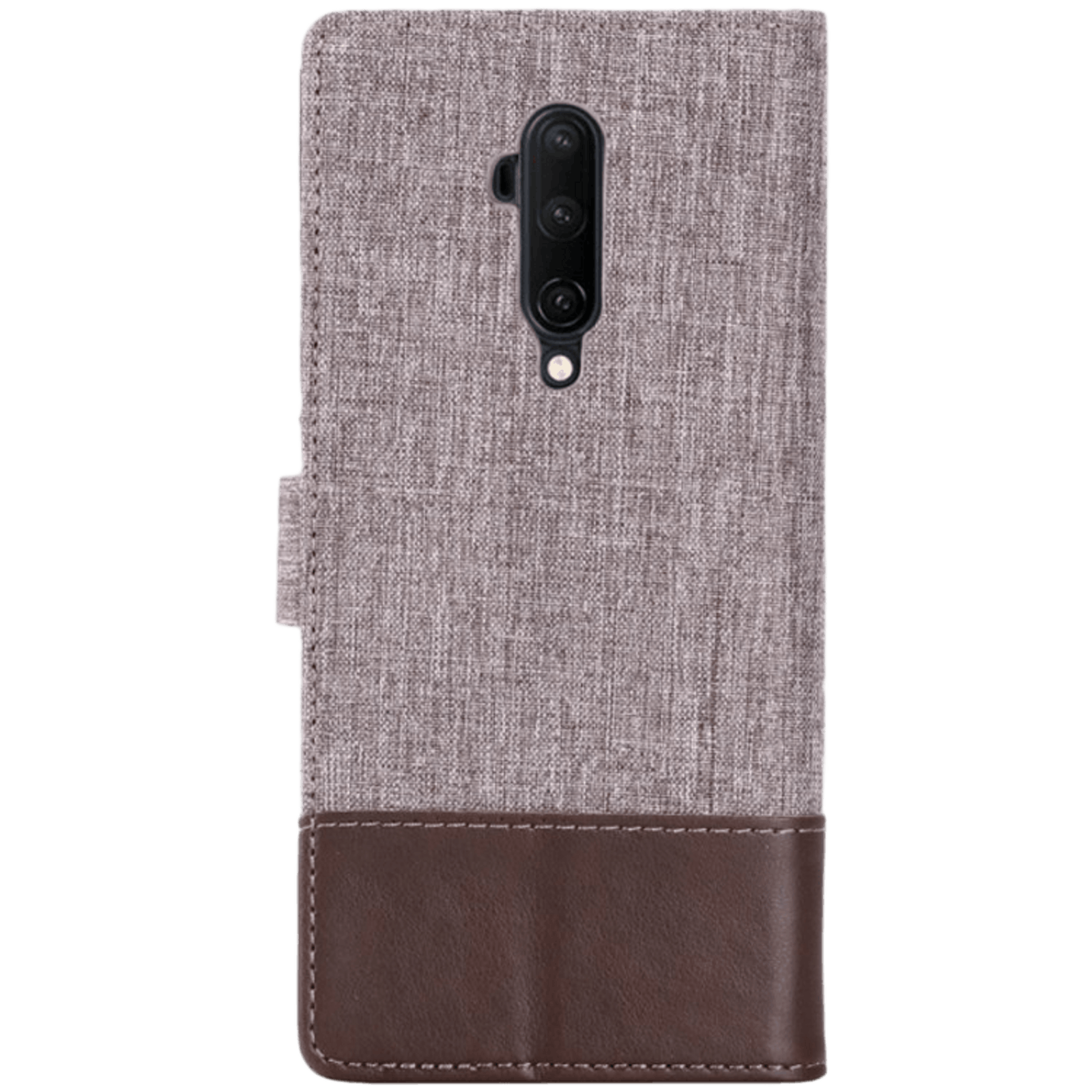 MUXMA OnePlus 7T Pro Bookcase Hoesje Bruin