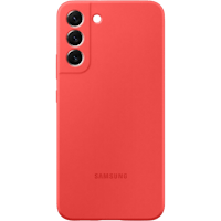 Samsung Galaxy S22 Plus Siliconen Hoesje Glow Red - Voorkant