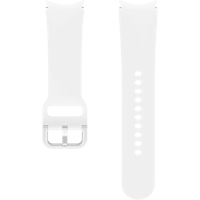 Samsung Galaxy Watch4/5 (Pro) Sportband Wit - Voorkant