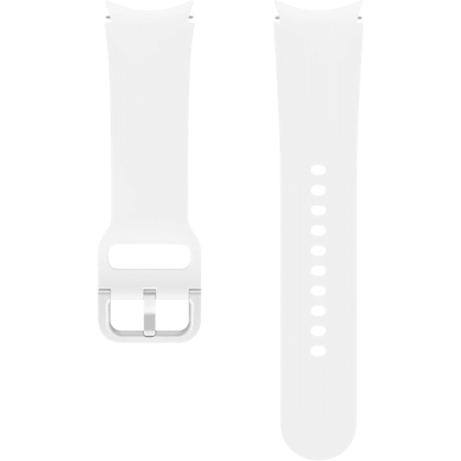 Samsung Galaxy Watch4/5 (Pro)/6 Sportband Wit - Voorkant