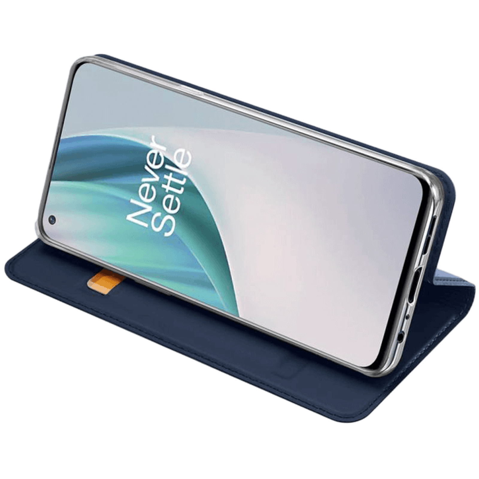 DUX DUCIS OnePlus Nord N10 Skin Pro Flip Case Hoesje Blauw