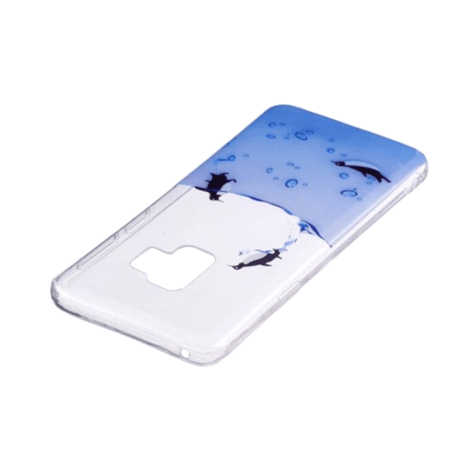 Mocaa Samsung Galaxy S9 Hoesje Pinguins Meerkleurig