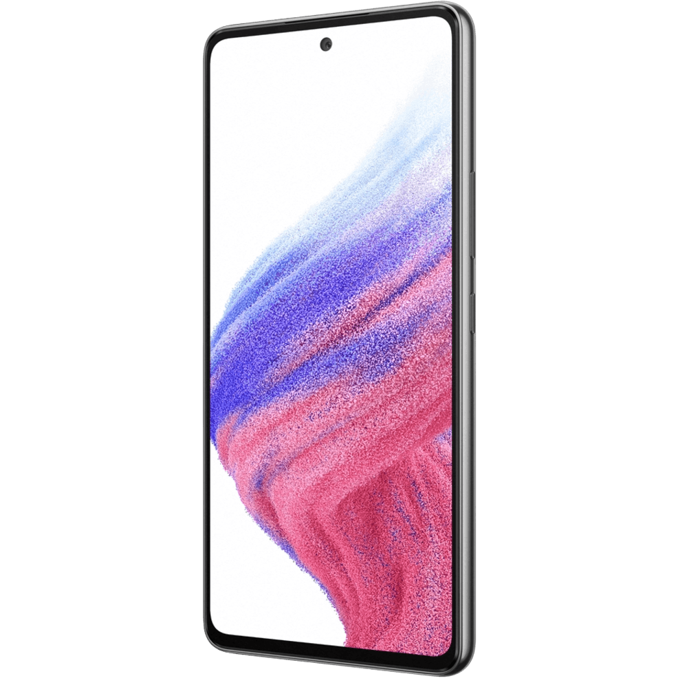 Samsung Galaxy A53 zijkant scherm