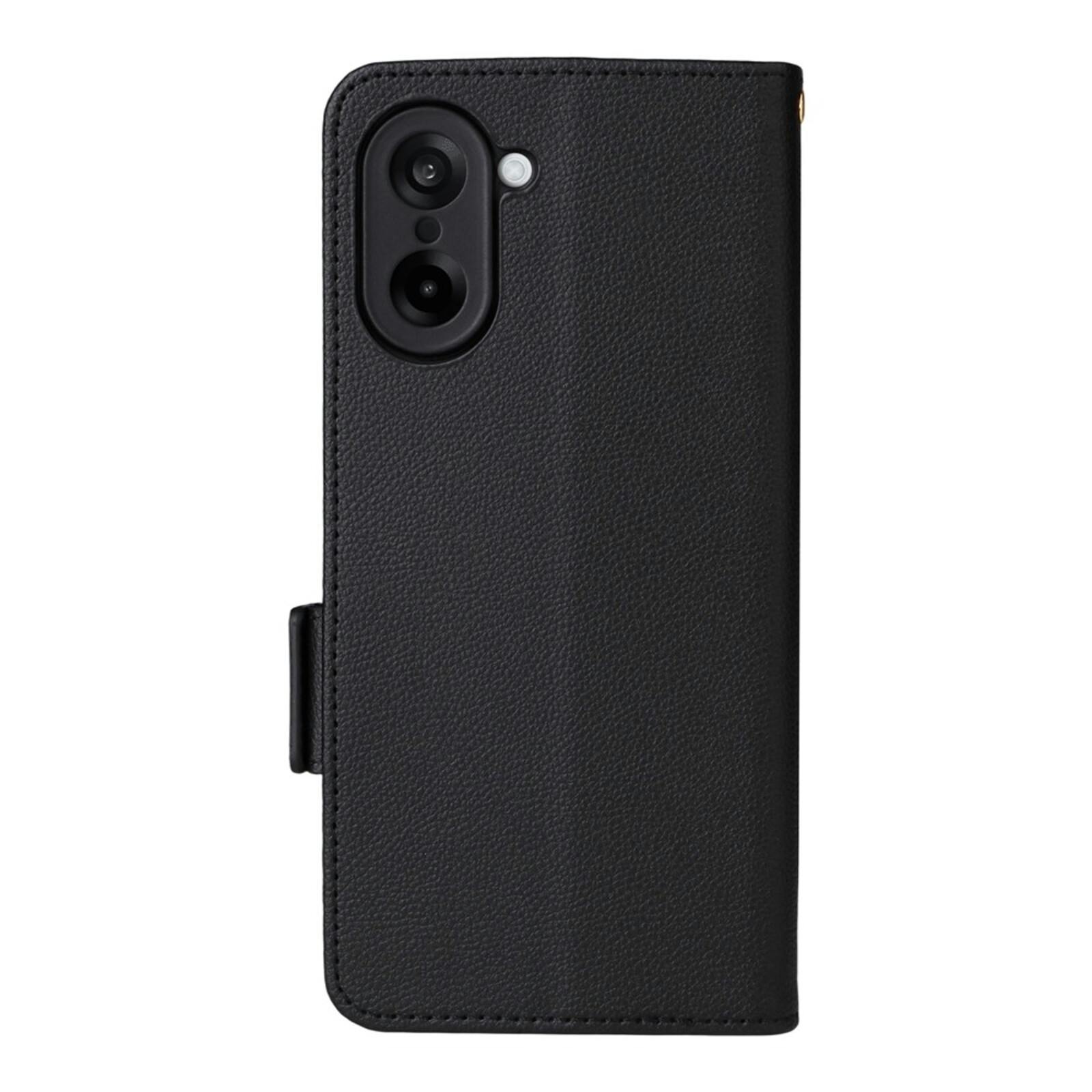 Comfycase OnePlus Nord CE5 Book Case met Koord Zwart