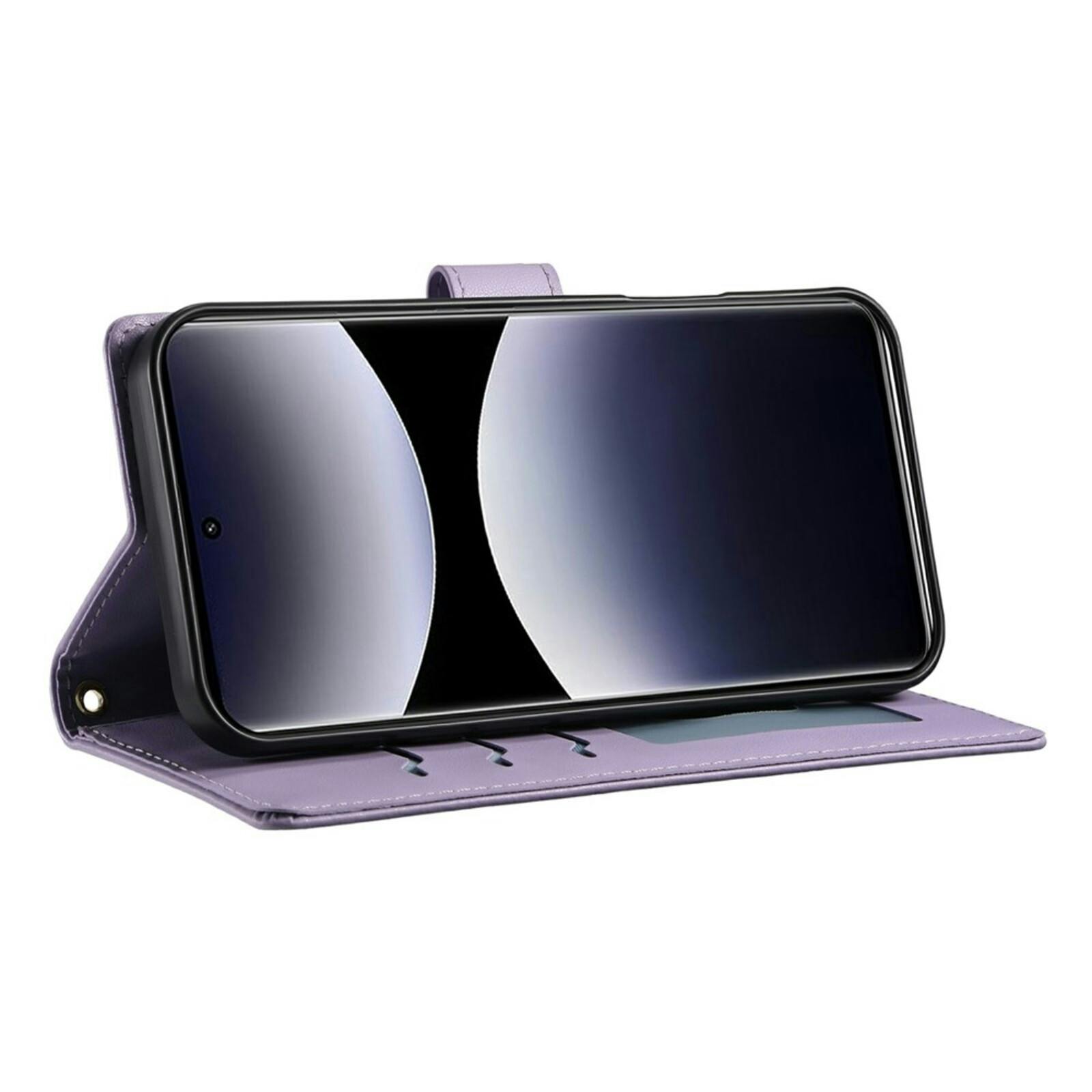 Comfycase Xiaomi Redmi Note 15 Pro Bookcase met Koord Paars