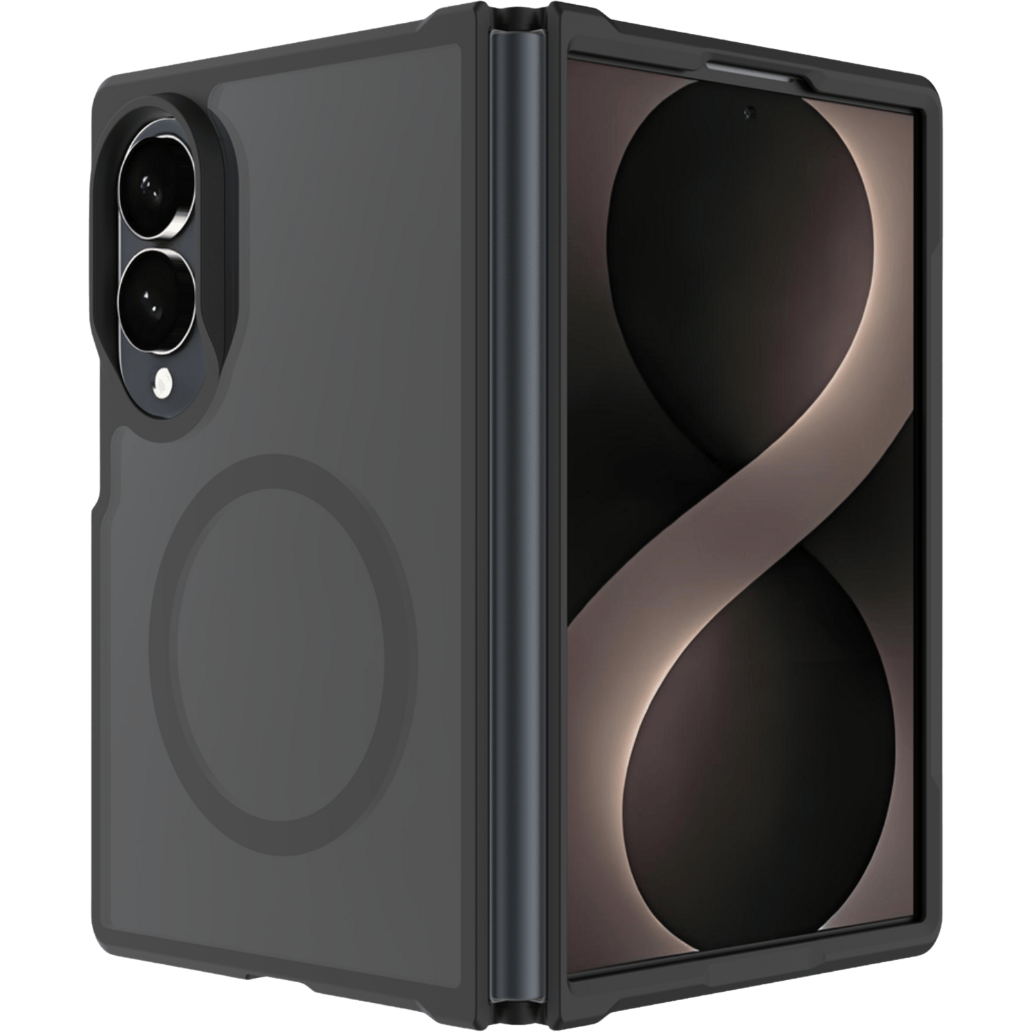 Just in Case Samsung Galaxy Z Fold8 Magnetisch Armor Hoesje Zwart