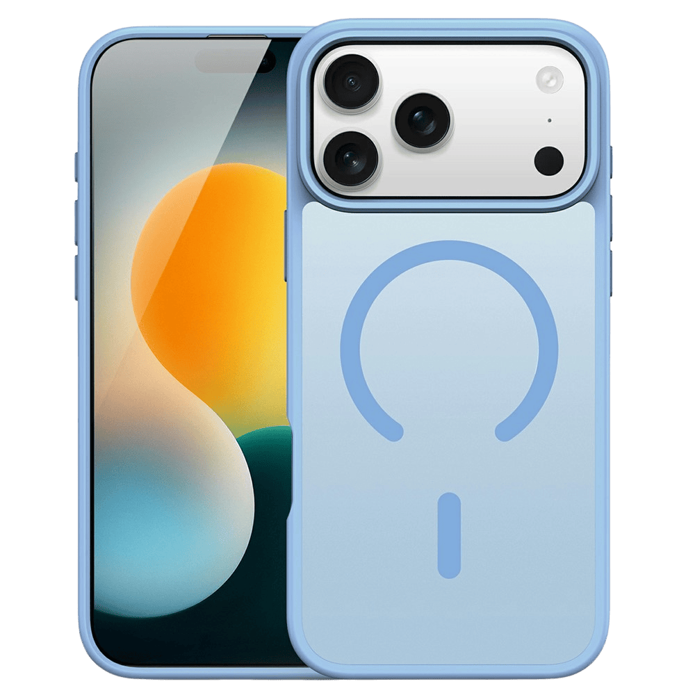 DUX DUCIS iPhone 17 Pro Max Mat Yind MagSafe Hoesje Blauw