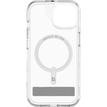 ZAGG iPhone 15 Crystal Palace Kickstand Hoesje Transparant
