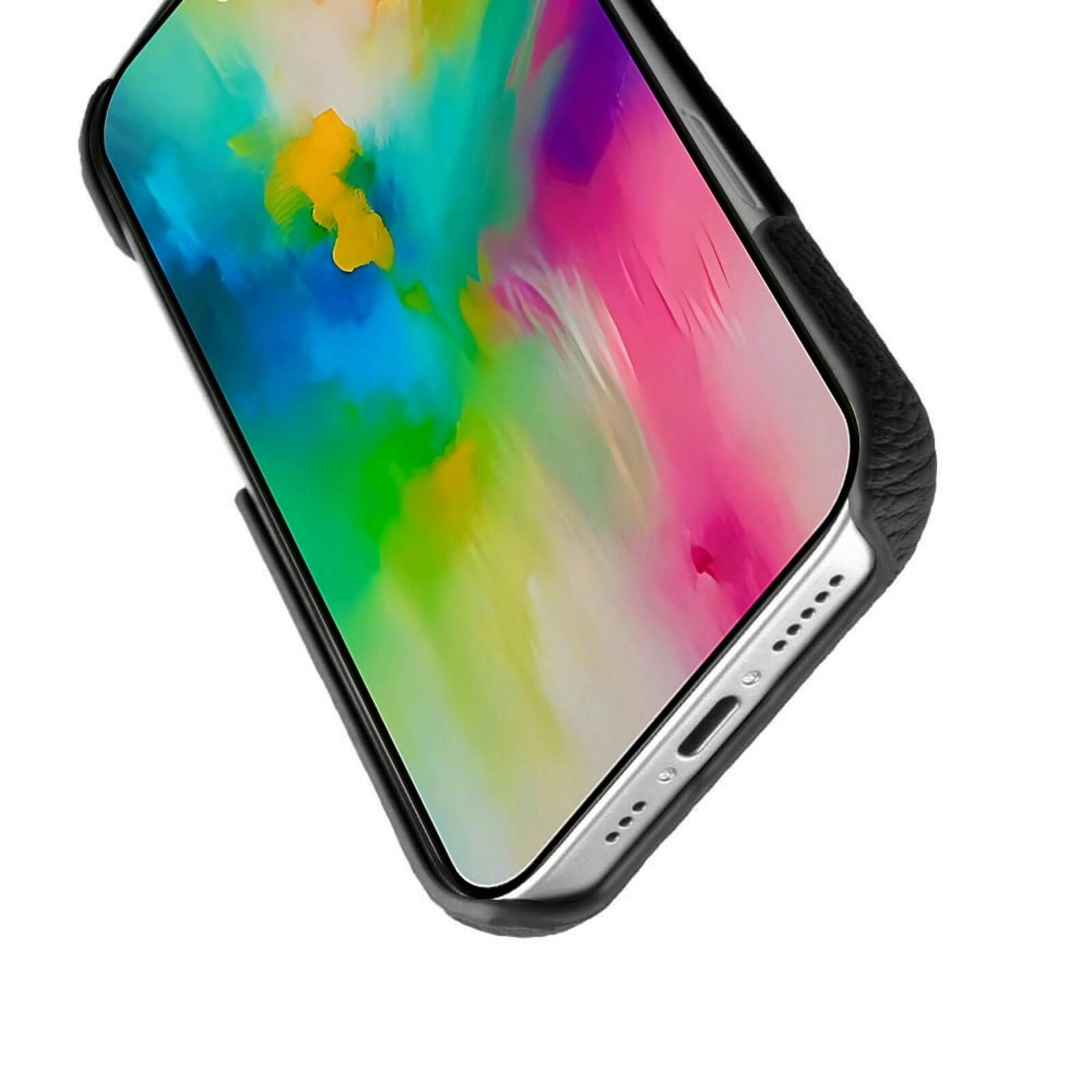 Melkco Apple iPhone 16 Plus Leather MagSafe Cover Zwart