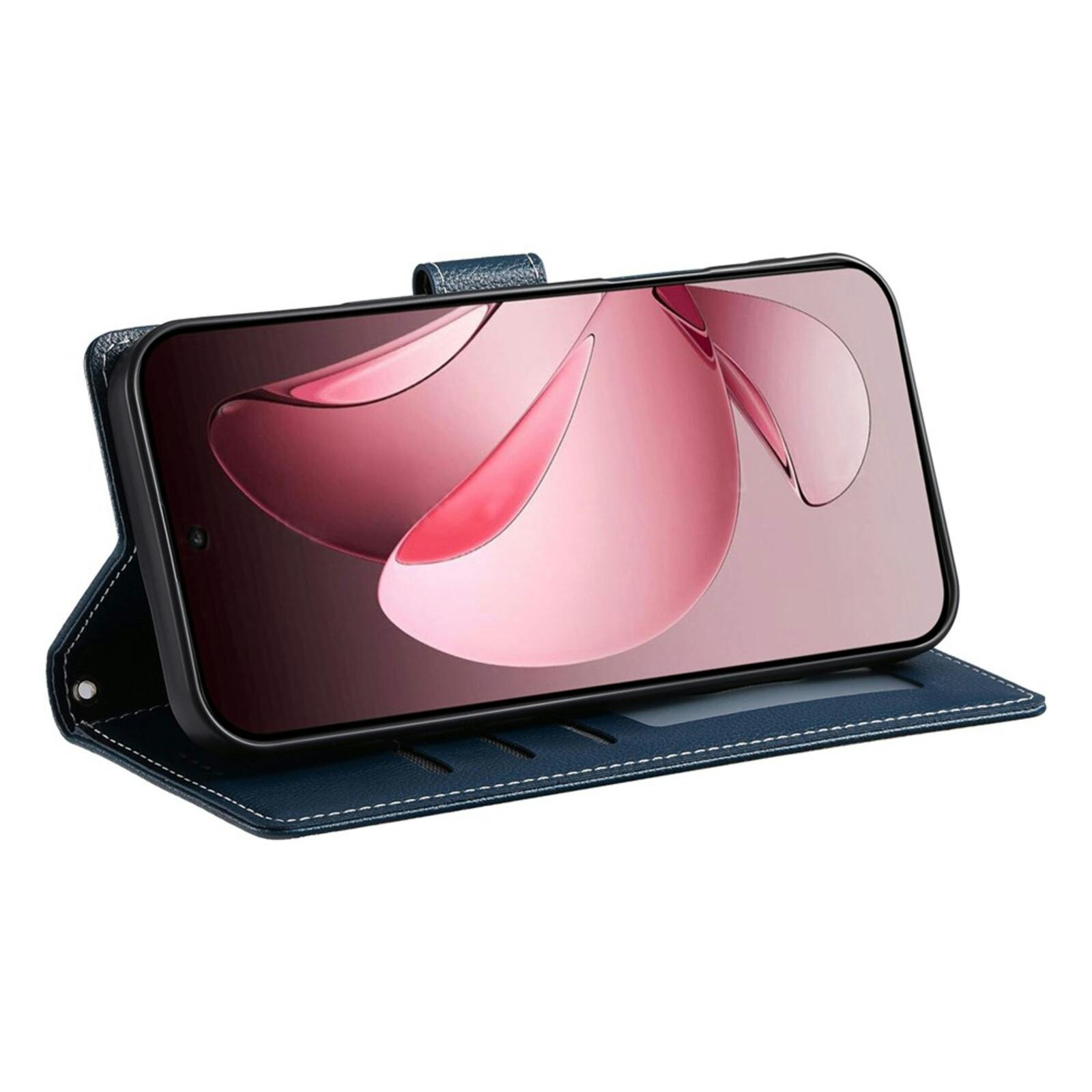 Mocaa Oppo Reno14 F 5G Slim-Fit Bookcase Blauw