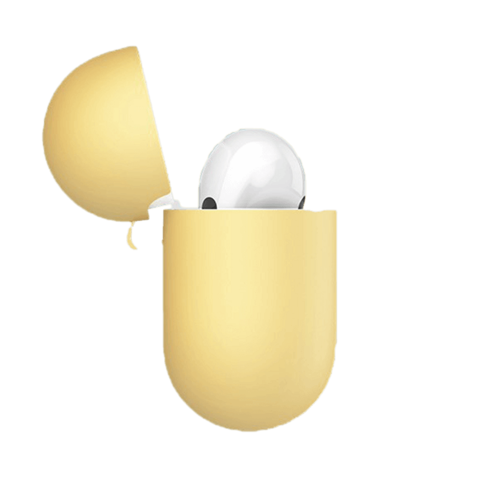 CaseBody Stevig Siliconen AirPods 3 Hoesje Geel