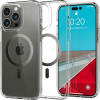 Spigen iPhone 14 Pro Max Transparant MagSafe Hoesje - Voorkant & achterkant