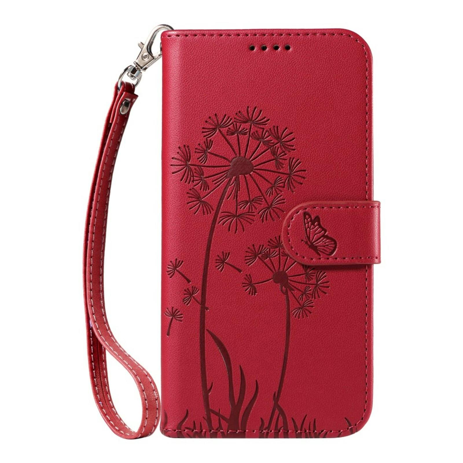 Comfycase Samsung A26 5G / A16 5G Dandelion Bookcase Hoesje Rood