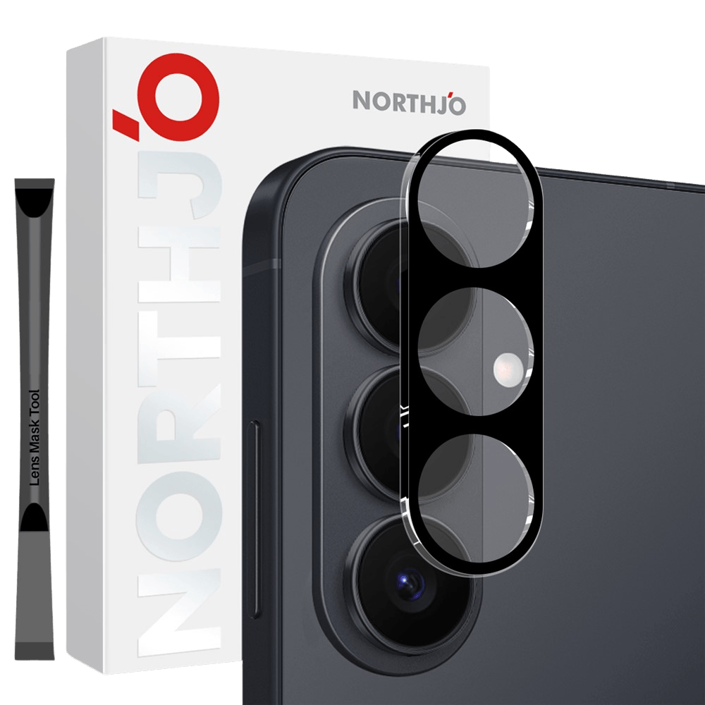 Northjo Samsung Galaxy S26 Camera Protector Zwart