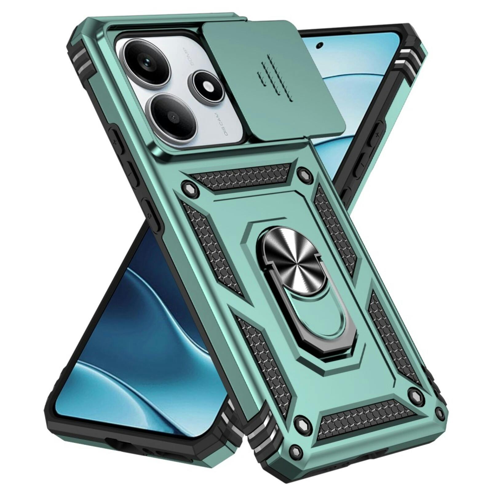 CaseBody Xiaomi Redmi Note 14 5G Shield Case Groen