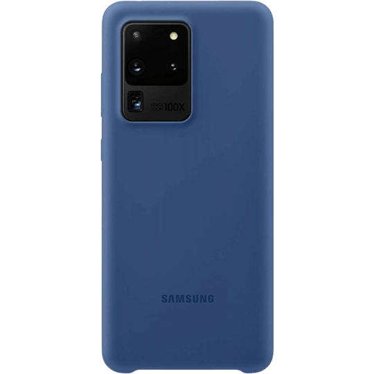Samsung Galaxy S20 Ultra Siliconen Hoesje Navy Blauw
