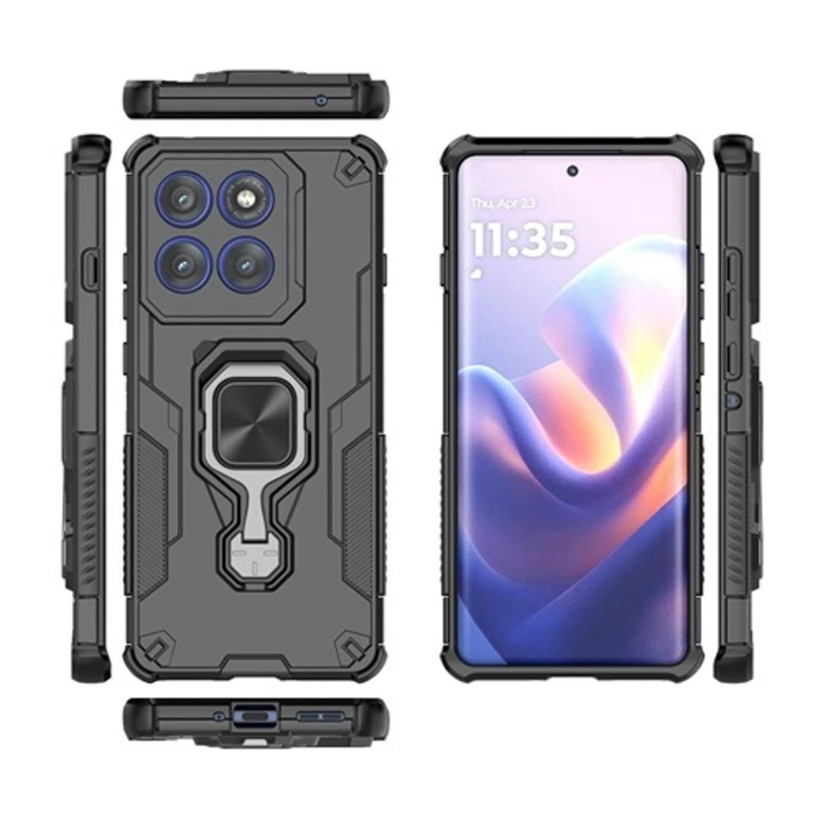 CaseBody Motorola Edge 60 Pro Shield Case Zwart