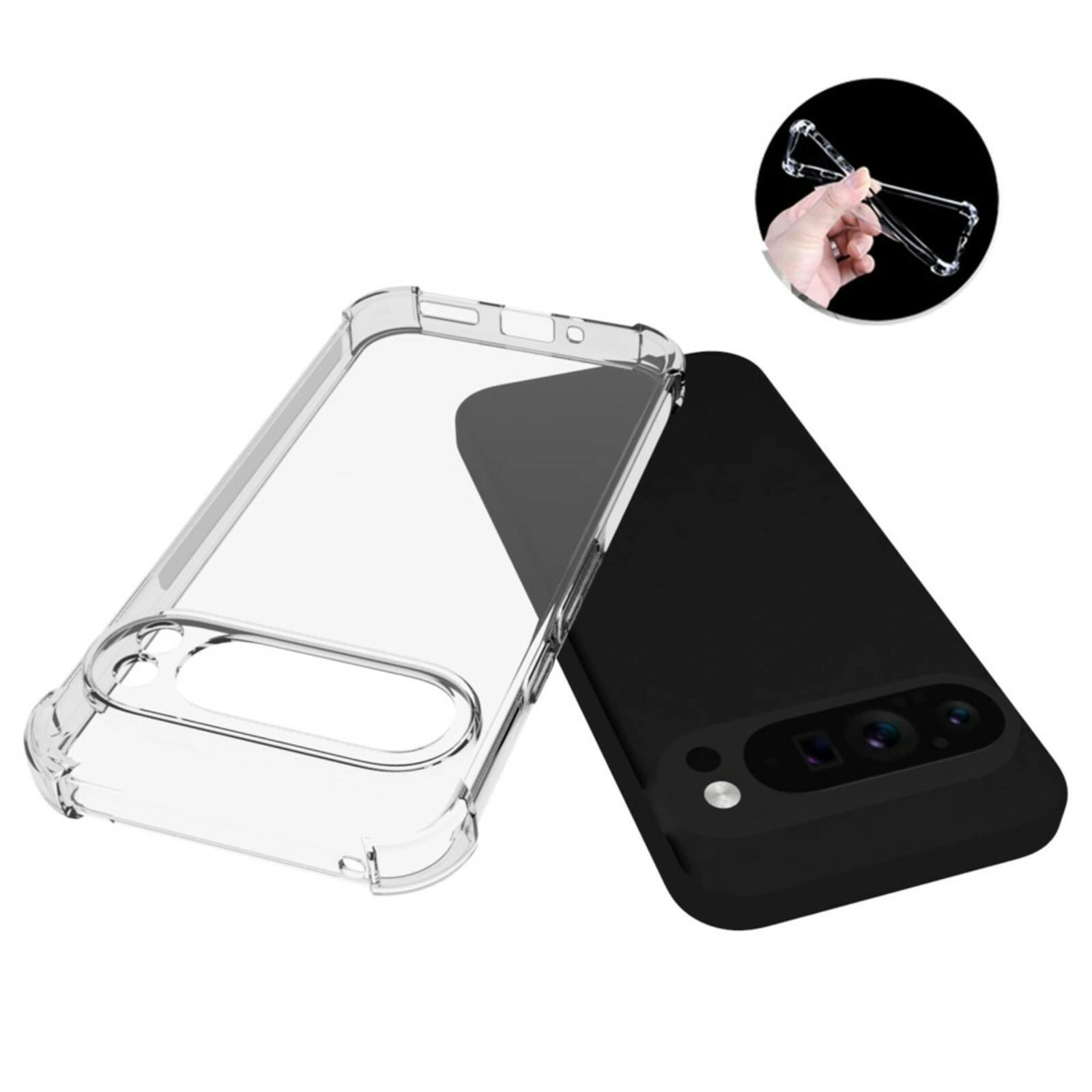 CaseBody Google Pixel 9 Pro XL Shockproof Hoesje Transparant