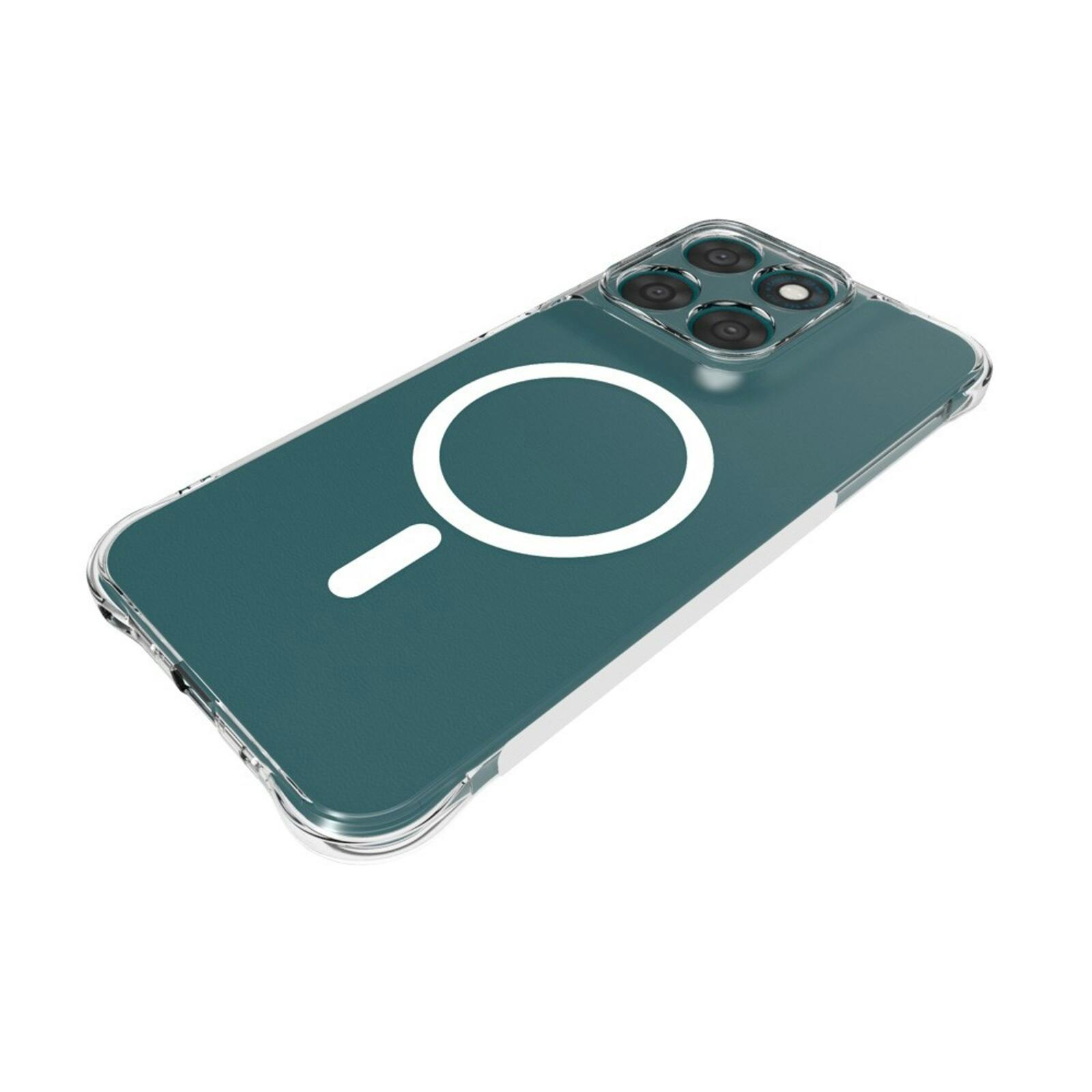 CaseBody Motorola Moto G67 Magnetisch Hoesje Transparant