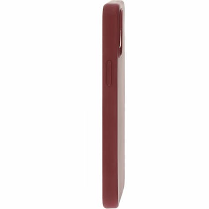 Mobiparts iPhone 13 Pro Siliconen Hoesje Plum Red
