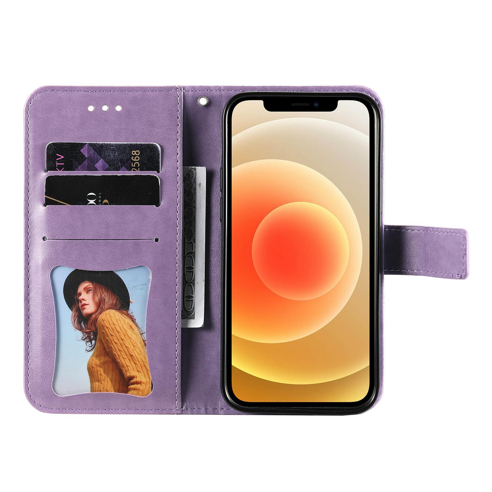 Comfycase OPPO Reno16 Pro 5G Mandala Wallet Paars
