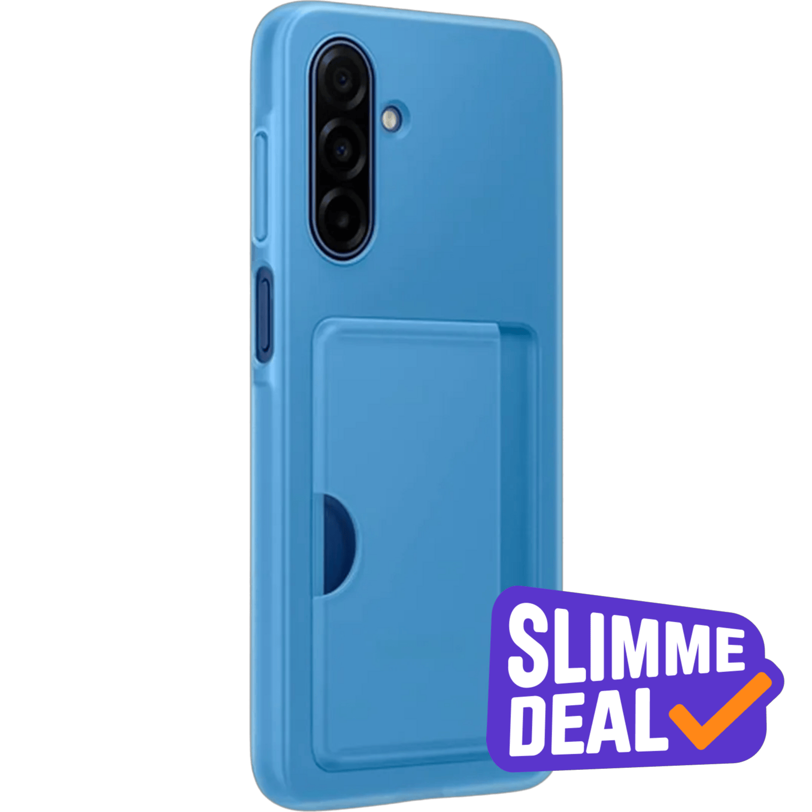 Samsung Galaxy A17 Card Slot Case Blauw