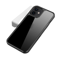 iPaky iPhone 12 (Pro) Star King Series Luxe Telefoonhoesje Zwart