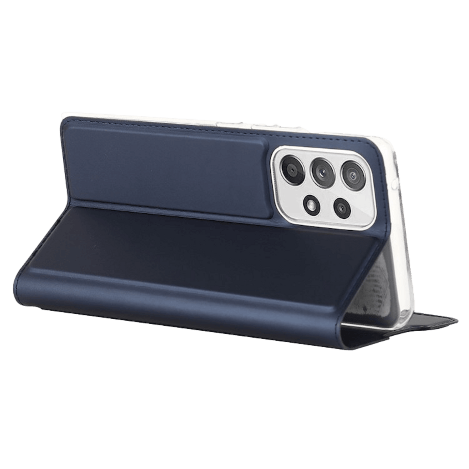 Comfycase Samsung Galaxy A53 Ultra-Slim Flip Case Magnetische Sluiting Blauw