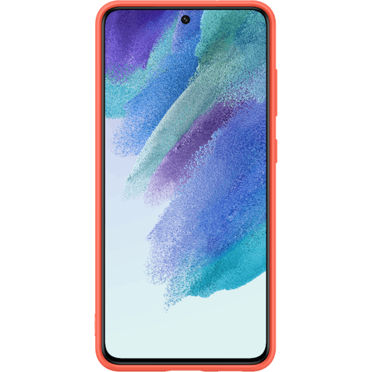 Samsung Galaxy S21 FE Siliconen Hoesje Coral