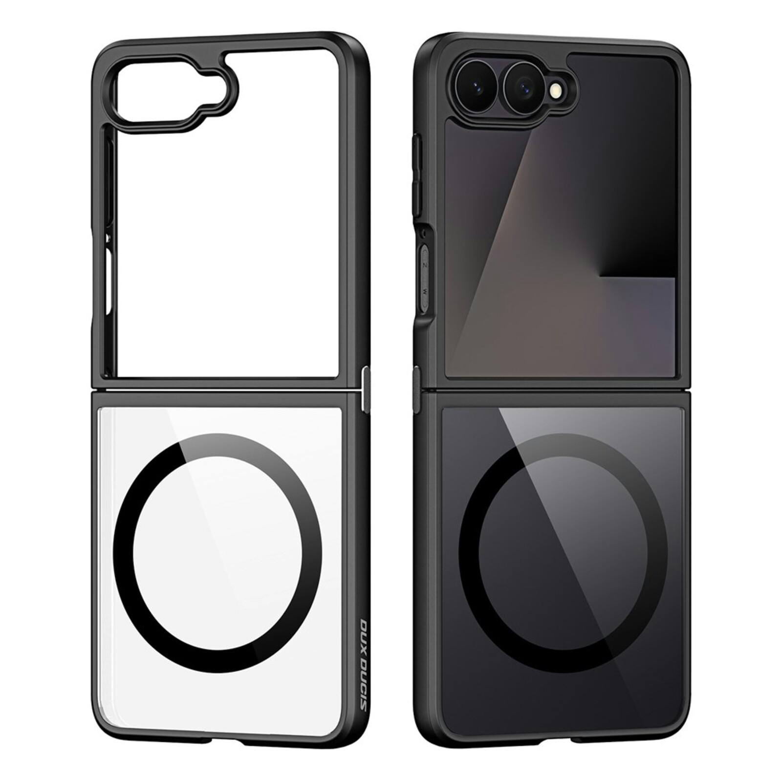 DUX DUCIS Samsung Galaxy Z Flip8 Aimo Series Qi2 Beschermhoesje Zwart
