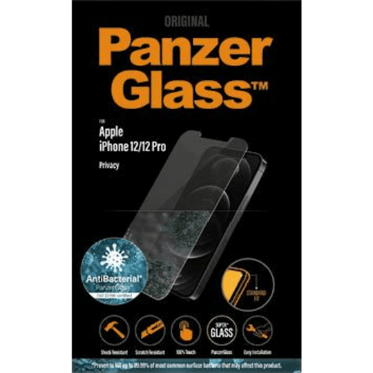 PanzerGlass iPhone 12 (Pro) Screenprotector Privacy