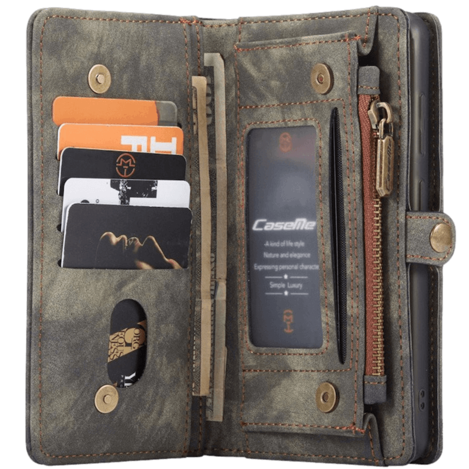 Caseme Samsung Galaxy S20 Vintage Hoesje Zwart