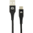Mobilize Type USB C Gevlochten kabel 2m. Zwart
