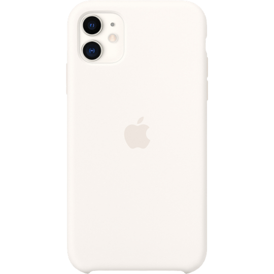 walgelijk boter Onmogelijk Apple iPhone 11 Siliconen Hoesje Wit - Mobiel.nl