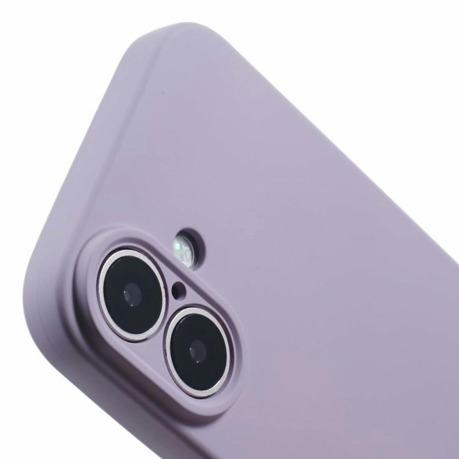 Mocaa Apple iPhone 16 Plus Lens Protection Hoesje Paars