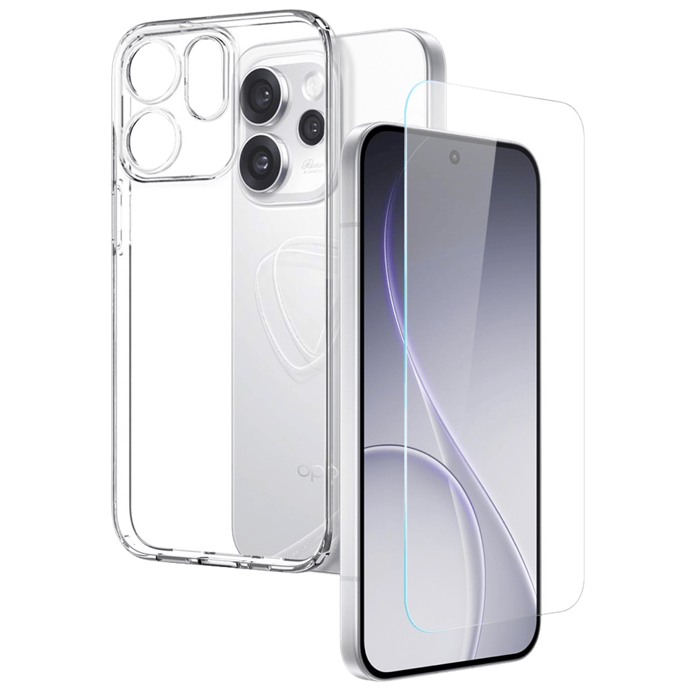 Northjo OPPO Reno15 Pro Hoesje en Screenprotector Transparant