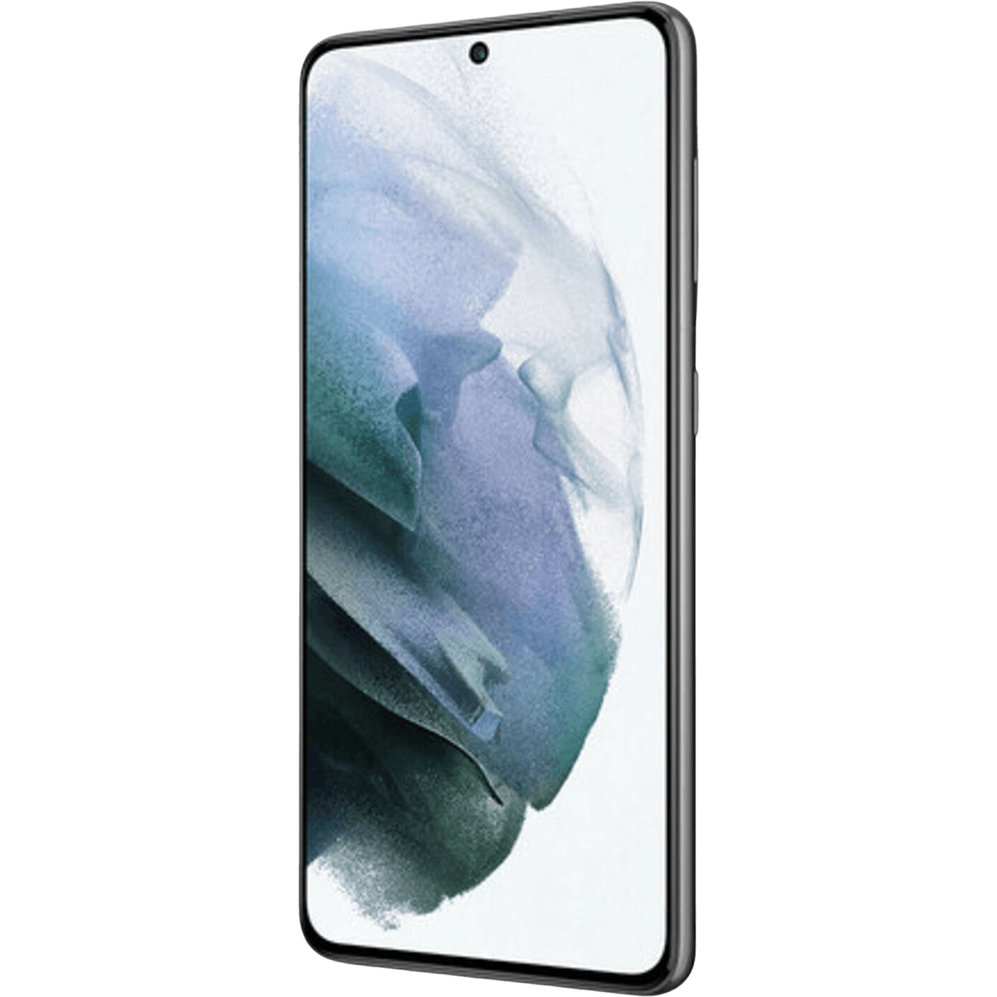 Samsung Galaxy S21 5G (Refurbished) Zwart - Aanzicht vanaf rechts