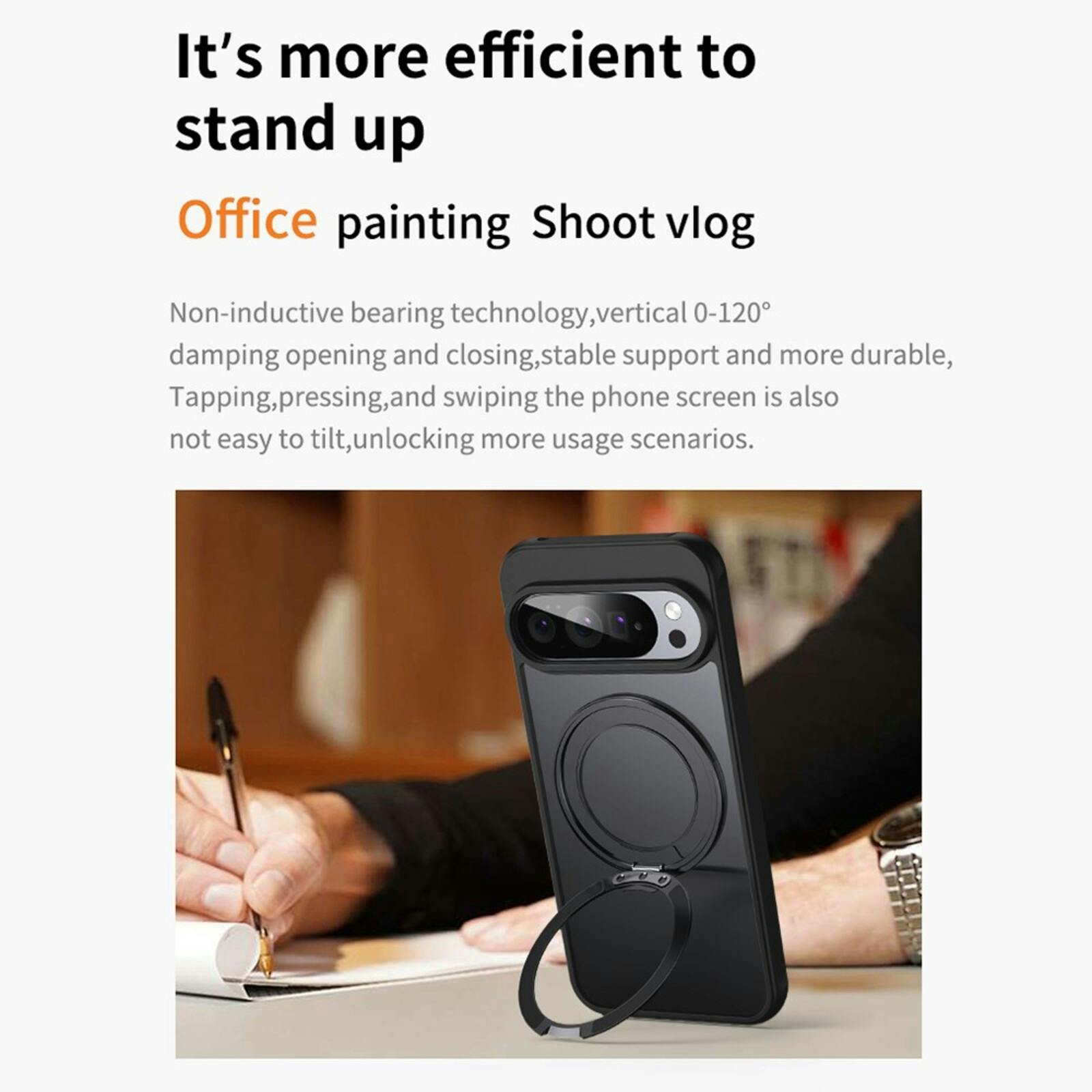 CaseBody Google Pixel 10 Pro XL MagSafe Kickstand Hoesje Transparant