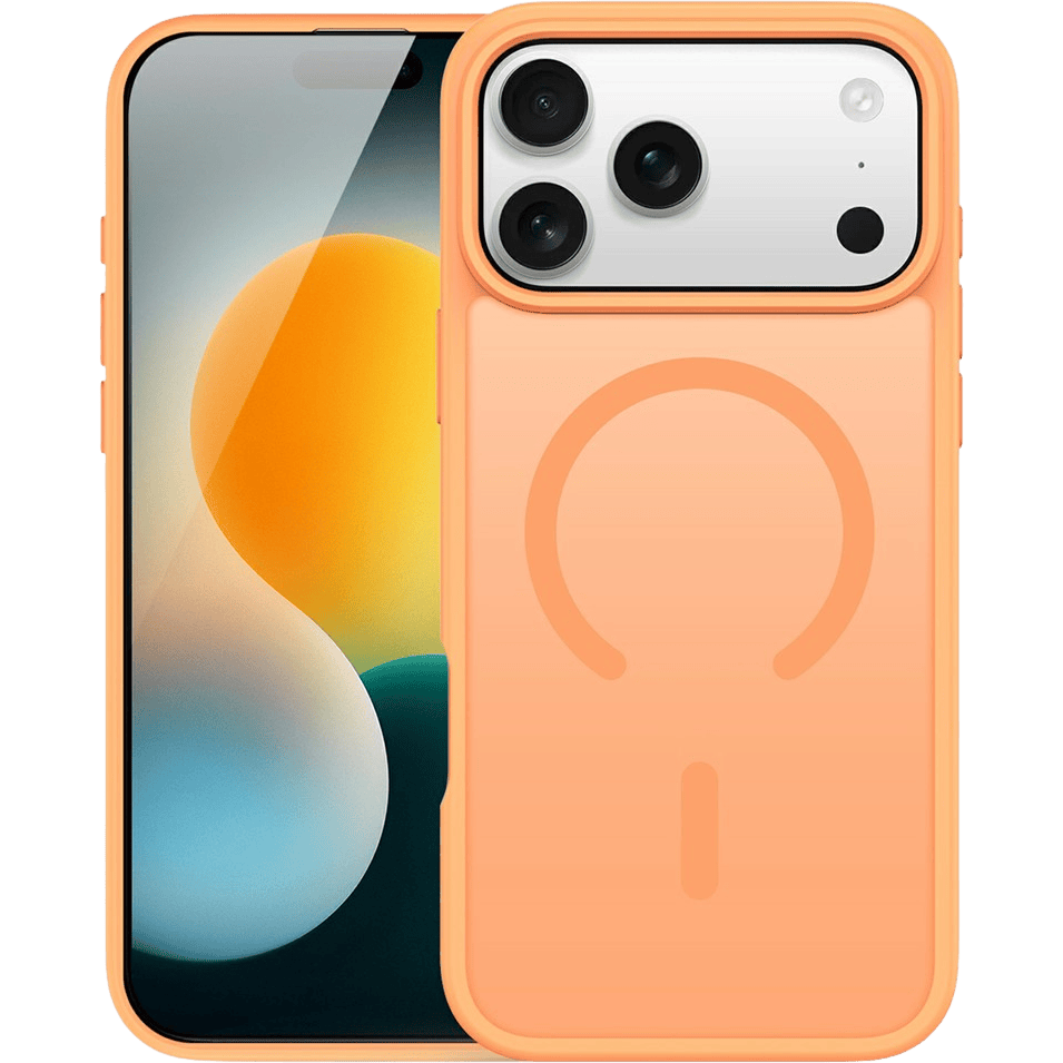 DUX DUCIS iPhone 17 Pro Mat Yind MagSafe Hoesje Oranje - Voorkant